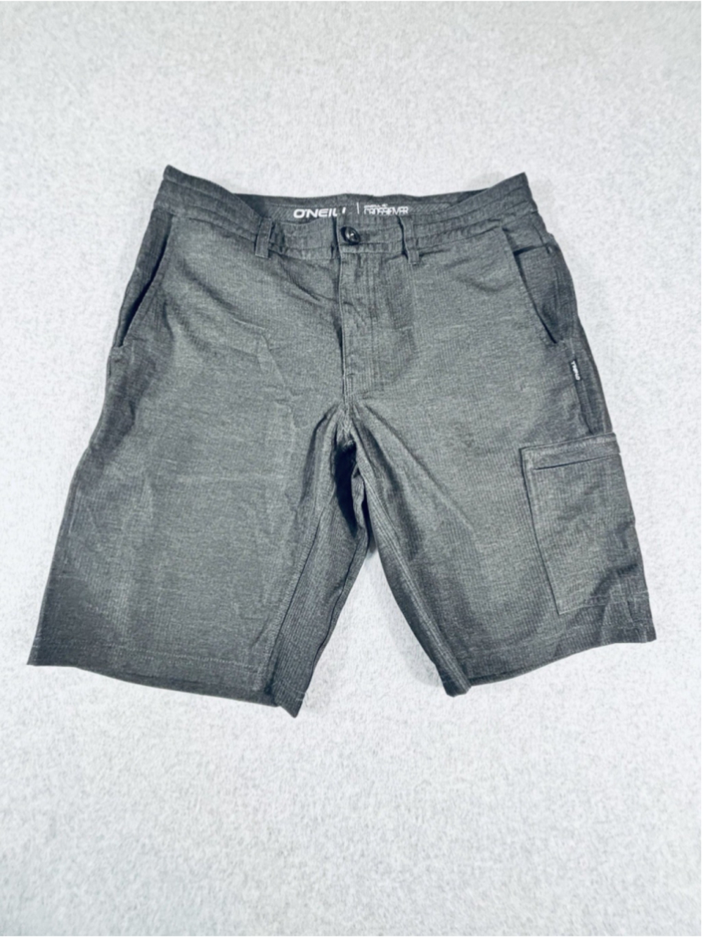 O'Neill Crossover Hybrid Short Men's 32 Gray Cargo Board Golf Gorpcore Surf Swim